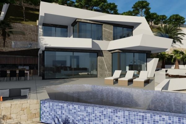 NEW BUILD LUXURY VILLA WITH SPECTACULAR VIEWS IN CALPE
