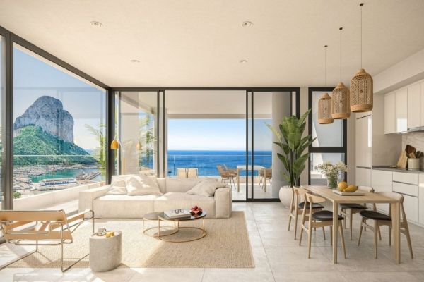 NEW BUILD APARTMENTS WITH THE SEA VIEWS IN CALPE