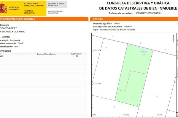 Casa o Solar para construir en Venta
