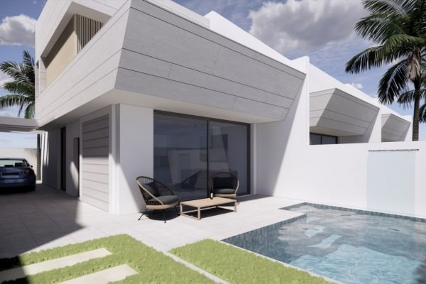 VILLAS DE OBRA NUEVA EN SANTIAGO DE LA RIBERA