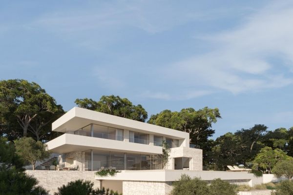 NEW BUILD VILLA IN MORAIRA WITH THE SEA VIEWS