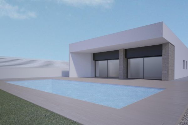 VILLA MODERNA DE OBRA NUEVA EN ASPE