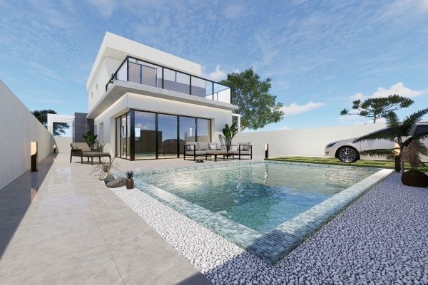 VILLA DE OBRA NUEVA EN PILAR DE LA HORADADA