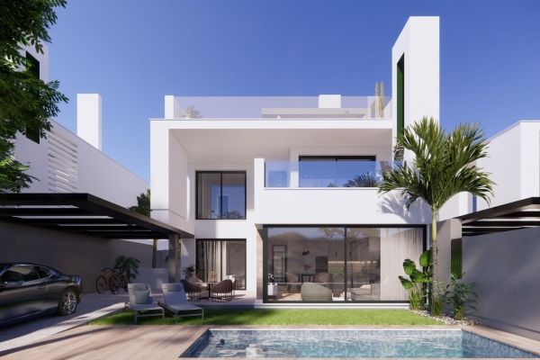 NEW BUILD VILLAS IN PRIVATE GATED RESORT IN PROVINCE OF MURCIA