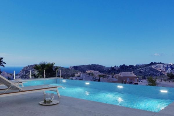 VILLA DE OBRA NUEVA CON VISTAS AL MAR EN CUMBRE DEL SOL