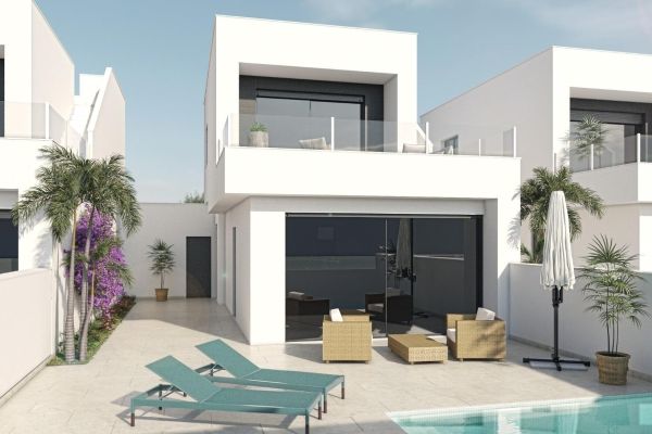 RESIDENCIAL DE OBRA NUEVA DE VILLAS PAREADAS EN SAN PEDRO DEL PINATAR