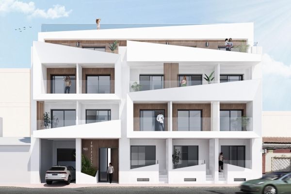 Modernos Apartamentos a 250m de la Playa del Cura en Torrevieja