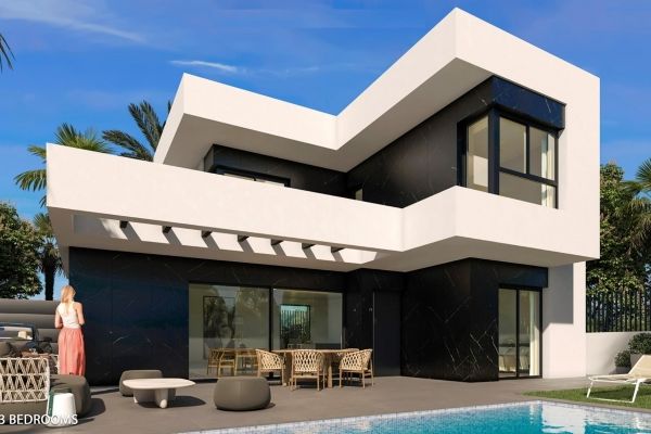 VILLAS DE OBRA NUEVA EN ROJALES