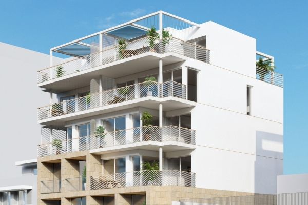 NEW BUILD APARTMENTS IN THE CENTRE OF VILLAJOYOSA