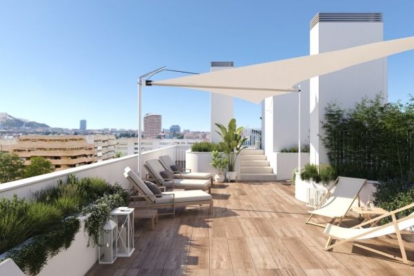 NEW BUILD APARTMENTS IN ALICANTE CITY