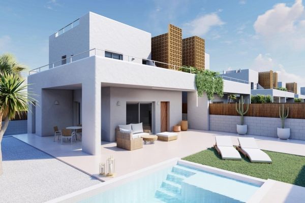 VILLAS DE OBRA NUEVA EN PILAR DE LA HORADADA