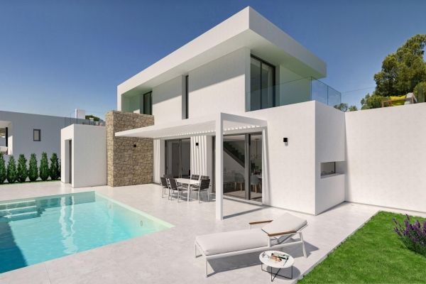 NEW BUILD VILLAS IN FINESTRAT WITH SEA VIEWS