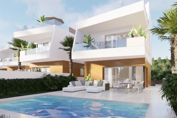 NEW BUILD VILLAS IN PILAR DE LA HORADADA ON THE GOLF COURSE