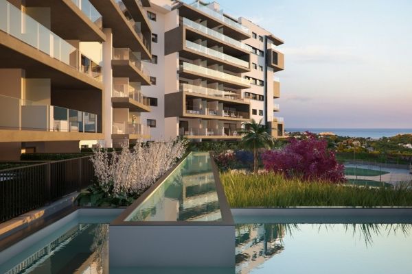 APARTAMENTO PLANTA BAJA EN RESIDENCIAL DE LUJO JUNTO AL MAR