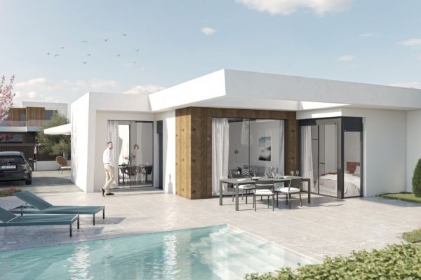 NEW BUILD ONE LEVEL VILLAS IN ALTAONA GOLF RESORT, MURCIA