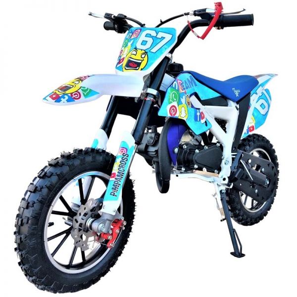 Extinto Restringir Encarnar Mini moto cross 49cc PIMPAMCROSS Azul