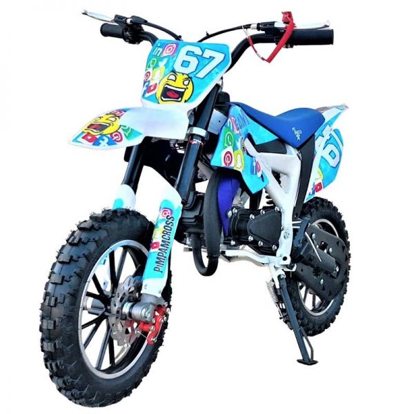 Extinto Restringir Encarnar Mini moto cross 49cc PIMPAMCROSS Azul