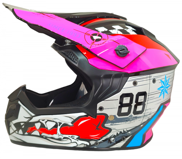 Casco motocross niña sale