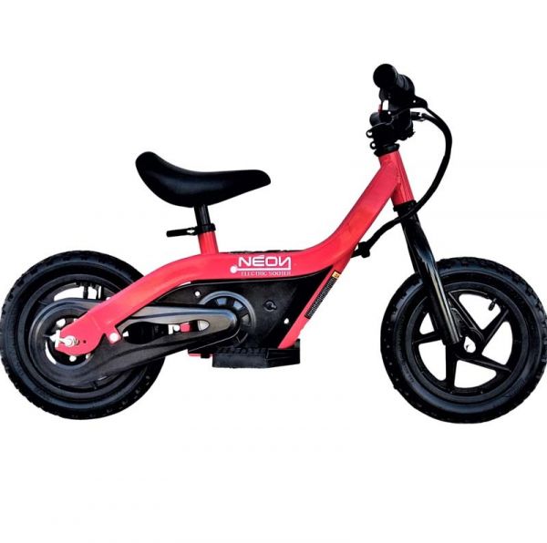 Bicicleta Eléctrica niño 100w Pimpamcross 12 Pulgadas - Rojo, Montado