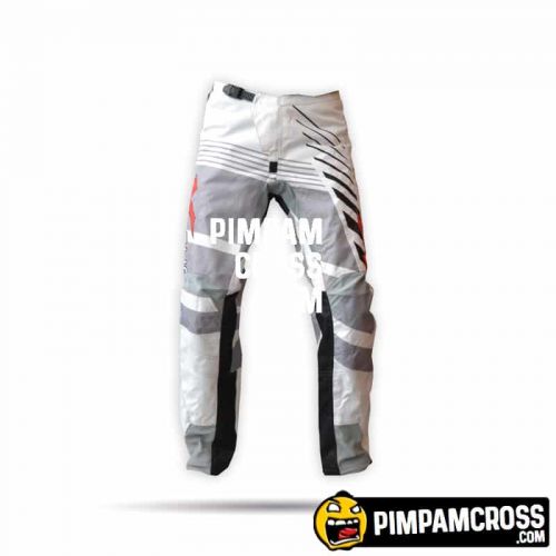 Pantalón motocross Racing blanco