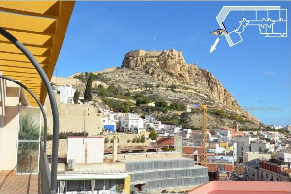 Exclusivo ático en el centro histórico de Alicante