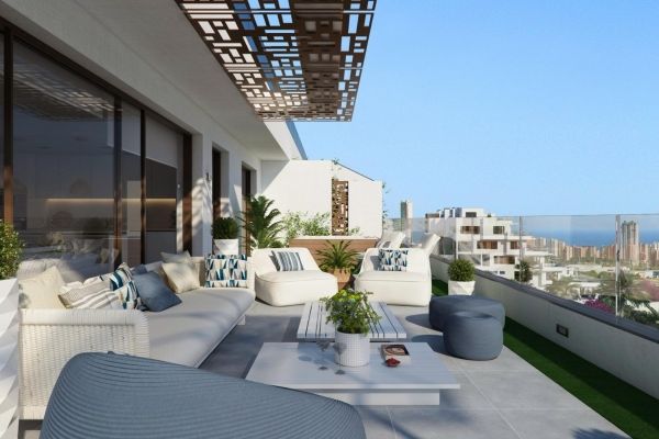 NEW BUILD RESIDENTIAL COMPLEX IN FINESTRAT WITH THE SEA VIEWS