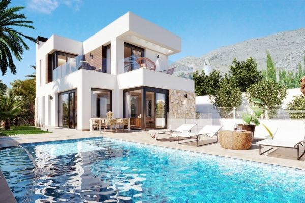 Luxury New Construction villas composed of 11 detached Villas in Finestrat, Costa Blanca.